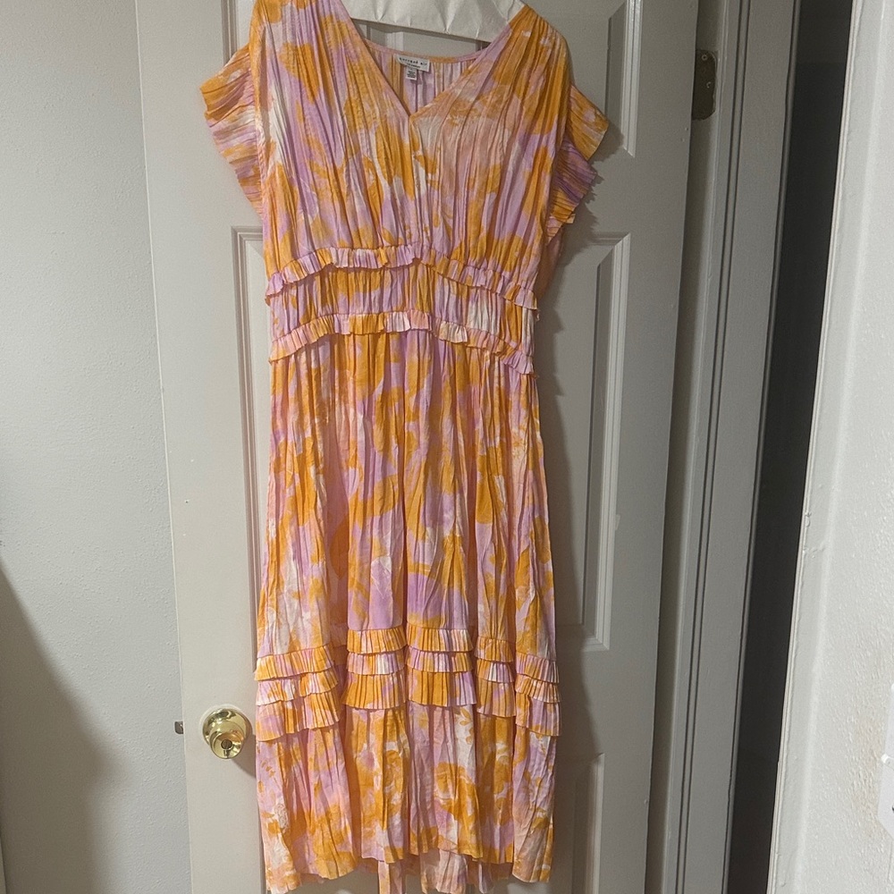 Current Air Pink and Orange Dress